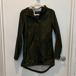 Mountain Hardware Women’s Olive Green Rain Jacket